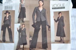 Schnittmuster Vogue 2925 Kleid Gr. 12 - 16 neu Blazer Rock Top Hose Jacke - Bild 1 von 3
