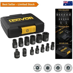 13-Piece Star Socket Set E4-E20 with Corrosion-Resistant Storage Case - Picture 1 of 10