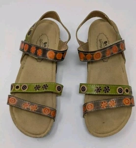 L'Artiste Spring Step Sandals Womens 36 US 5.5 Amaryllis Wedge Slingback - Picture 1 of 20
