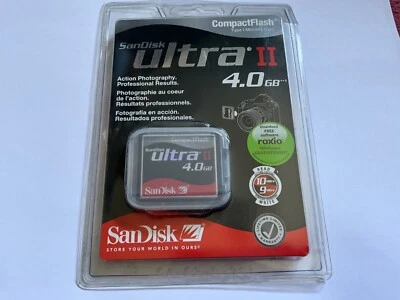 1pcs 4gb Sandisk Ultra II CF compactflash memory card for CF NIKON CANON Camera