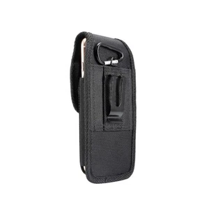 for ALCATEL 1 ULTRA (2022) Belt Case Cover Vertical Leather & Nylon - Picture 1 of 6