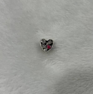 Authentische Pandora, Liebesschlag Valentinstag Herz Charm, 925 ALE Silber - Bild 1 von 3