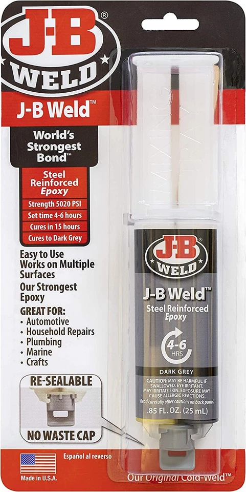 J-b Weld 50165 25ml Epoxy Syringe Plain