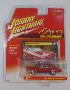 JOHNNY LIGHTNING 2016 CLASSIC GOLD 1965 BUICK RIVIERA #1 ROSSO EDIZIONE LIMITATA - Foto 1 di 6