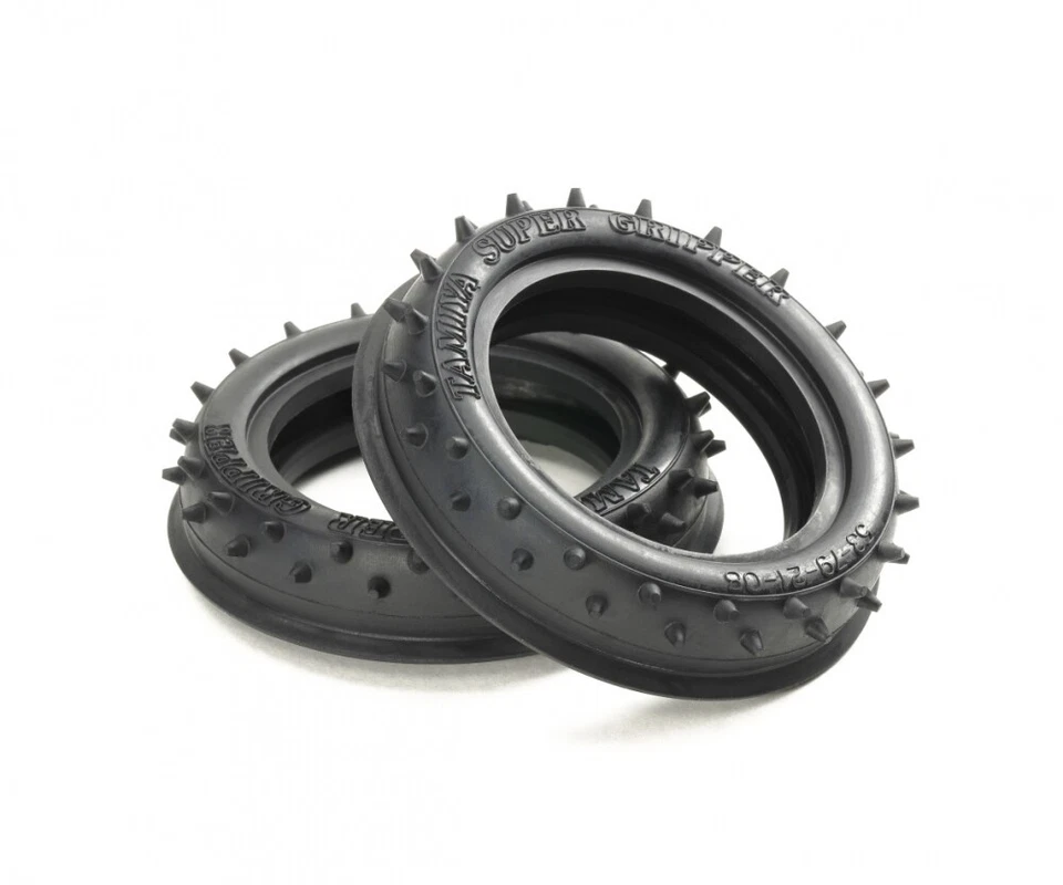 Tamiya 2WD Buggy-Reifen Rib-Spike (2) 60/20 vo. Nr 54896 - Bild 1 von 1