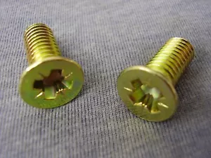 Ford Essex V6 H/T Zinc & Colour Plated Camshaft Thrust Plate Screws (Pair) - Picture 1 of 2