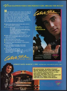 CATCH ME IF YOU CAN - Original 1990 anuncio comercial/anuncio_ Matt Lattanzi _Loryn Locklin - Imagen 1 de 1