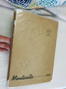 1945 "Monticello", Yearbook of Thomas Jefferson HS, San Antonio TX, KYLE ROTE - Picture 1 of 16