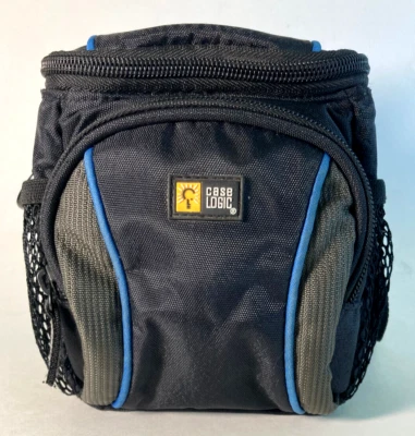 Black Camera/Phone CASE LOGIC Travel Pouch With Wrist Strap, Belt Loop & Handle - Image 1 of 4