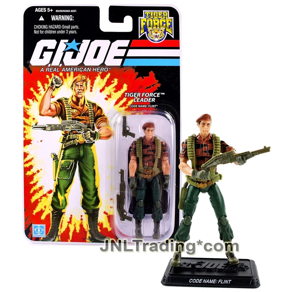 Hasbro Gi Joe Flint Tiger Force Leader MOSC 2007