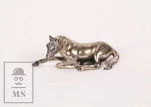Miniatura Caballo de Plata 925 Milésimas - Sello Arco y Marcas de Contraste - Picture 1 of 7