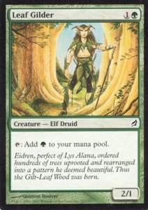 1x LEAF GILDER GREEN LORWYN MTG MAGIC MP X1 (il tuo costruttore di mazzi) - Foto 1 di 1
