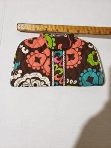 Vera Bradley Kiss N Snap Wallet Clutch Floral Print Organizer - Picture 1 of 9