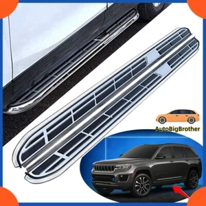 Fits for Jeep Grand Cherokee 2022-2024 Side Steps Pedal Running Board Nerf Bar - Picture 1 of 15