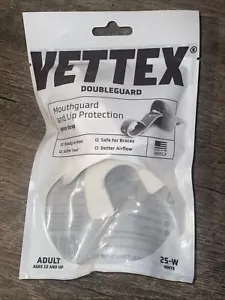 Vettex Doubleguard Mouthguard Lip Protectio Football, Lacrosse, MMA, Boxing NEW - Picture 1 of 3