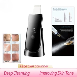 New Face Cleaner Skin Scrubber Lifting Massager Peeling Clean Tone Lift Scrubber - Picture 1 of 21