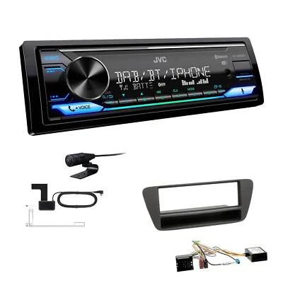 JVC Digital 1-DIN Autoradio DAB+ Bluetooth für Audi Q3 ab 2011 Canbus - Bild 1 von 4