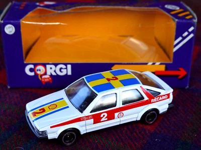 1984 CORGI TURBO #C106 1984 SAAB 9000 CC (5 door) #2 "Sweden" white MIB 1/43 - Image 1 of 4