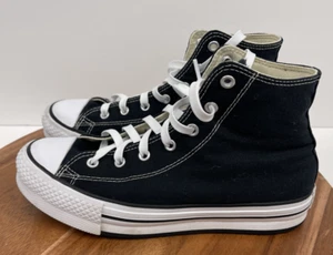 Converse All Star Kids' High Top Black Canvas Athletic Shoes Youths Size 6 M - Picture 1 of 14