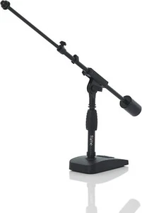 Soporte de micrófono base de peso corto Gator Frameworks con brazo de pluma telescópica - Imagen 1 de 12