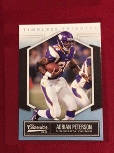 2010 Panini Classics Timeless Tributes Adrian Peterson #54  #20/25 FREE SHIPPING