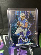 2022 Panini Mosaic Justin Herbert Card #101 Genesis Prizm SSP Case Hit Chargers