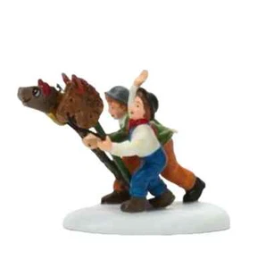 Dept 56 THE WINNER BY A NOSE New England Village 56.57115 DEALER STOCK-NEW - Picture 1 of 1