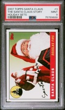 2007 Topps Santa Claus Holiday Sets #3 The Santa Claus Story PSA 9 Mint