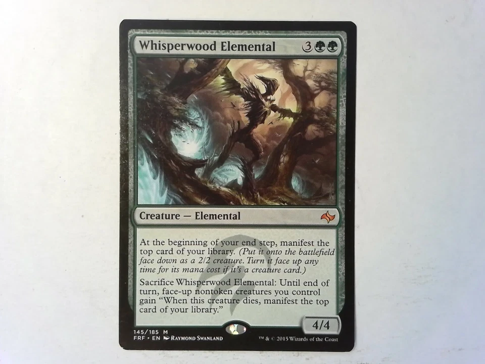 Whisperwood Elemental	 Fate Reforged - Magic the Gathering Mtg Green - Image 1 of 1