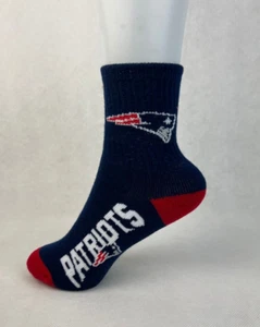 Calcetines New England Patriots Quarter Deuce azul juvenil - Imagen 1 de 2