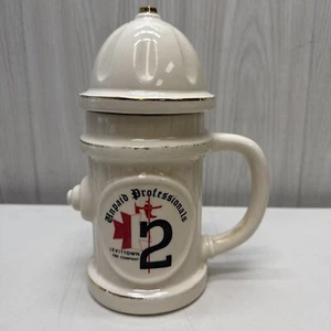 Taza Levitown Pa Fire Company 1977 camión dedicación cerveza Stein - Imagen 1 de 20