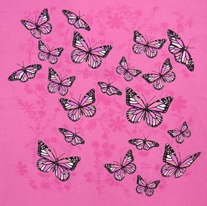 GOOD & PLENTY BUTTERFLIES-Monarch Insects Bugs Toddler Kids Puff T shirt 4T XS M - Picture 1 of 2