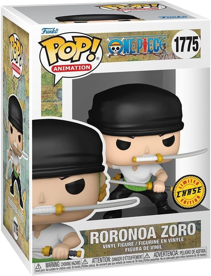Funko Pop CHASE One Piece Roronoa Zoro (3 Espadas) con Figura Bandana con Protector Foto 1 de 1