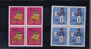 Bundesrepublik MNH ** 516-7 SC B416-7 Stamp Expo blocks of 4 - Picture 1 of 1