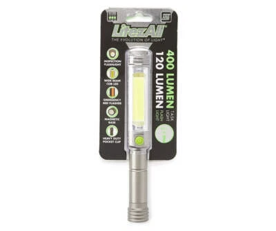 Luz para bolígrafo LitezAll Jumbo con linterna y flash rojo; haz ancho y clip de bolsillo  Foto 1 de 2