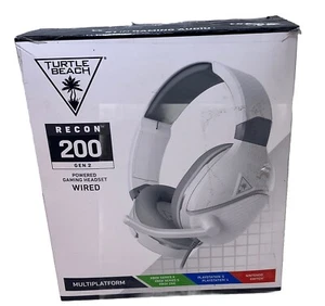 Turtle Beach - Ear Force Recon 200 White Gaming Headset PC Xbox PS4 Switch NEW - Picture 1 of 5