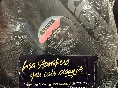 Lisa Stansfield You Can't Deny It 12" 1990 Arista AD-2025 SHRINK HYPE AD - Image 1 of 2
