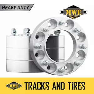 Kubota Wheel Spacer SET (4) 8 Bolt Hole 2" Spacer - Aluminum 9/16" Skid Steer - Picture 1 of 7