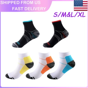 Compression Socks S-XL Arch Ankle Running Support for Mens Women Plantar - Picture 1 of 16