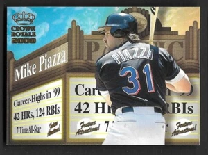 2000 Crown Royale Feature Attractions #17 Mike Piazza New York Mets HOF - Picture 1 of 1
