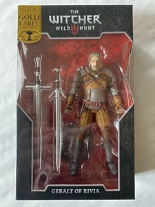 Geralt of Rivia The Witcher Wild Hunt 2020 McFarlane Toys etiqueta dorada nuevo en caja - Imagen 1 de 7