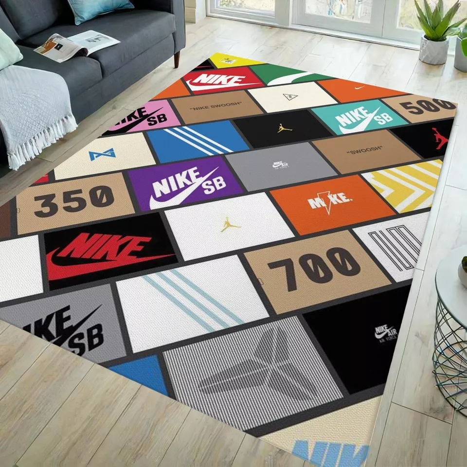 Shoebox rug, sneaker rug, sneaker room rug, shoe rug, hypebeast rug - Image 1 of 4