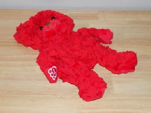 BUILD A BEAR Red Roses Bear UNSTUFFED - Picture 1 of 3