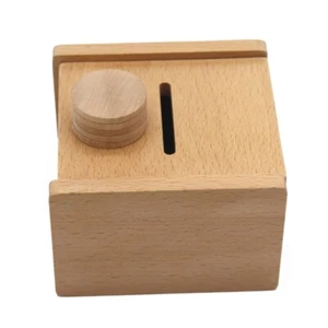 Sorting Coin Box Toy Early Learning Sensory Auditory Puzzle Box Classroom Supply - Picture 1 of 8