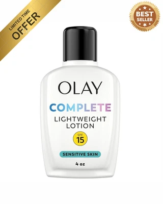 Olay Complete All Day Moisturizer SPF 15 Broad Spectrum Sunscreen Sensitive 4oz - Image 1 of 4