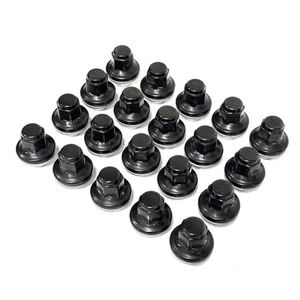 2007-2021 TUNDRA SEQUOIA FACTORY BLACK OEM LUGS LUG NUTS SET OF 20 M14x1.5 21mm - Picture 1 of 7