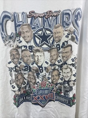 Camiseta Dallas Cowboys De Colección Salem Caricatura Troy Aikman Michael Irvin - Para Hombre’s XL Foto 1 de 4