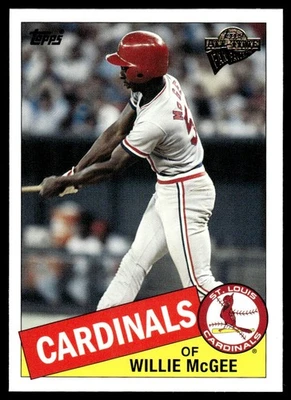 2004 Topps All-Time Fan Favorites Willie McGee St. Louis Cardinals #35 - Image 1 of 2
