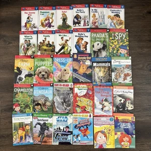 Lot of 30 Early Reader Books Disney Scholastic Level 1 2 Kids Reading Set  - Picture 1 of 15