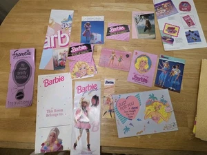 Vintage Mattel Barbie Booklets, Francie. Posters 80s 90s 70s - Picture 1 of 23